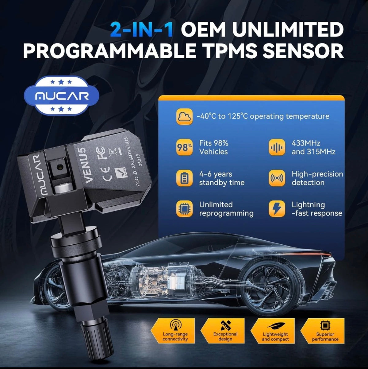 MUCAR VENU 5 Tire Pressure Sensor