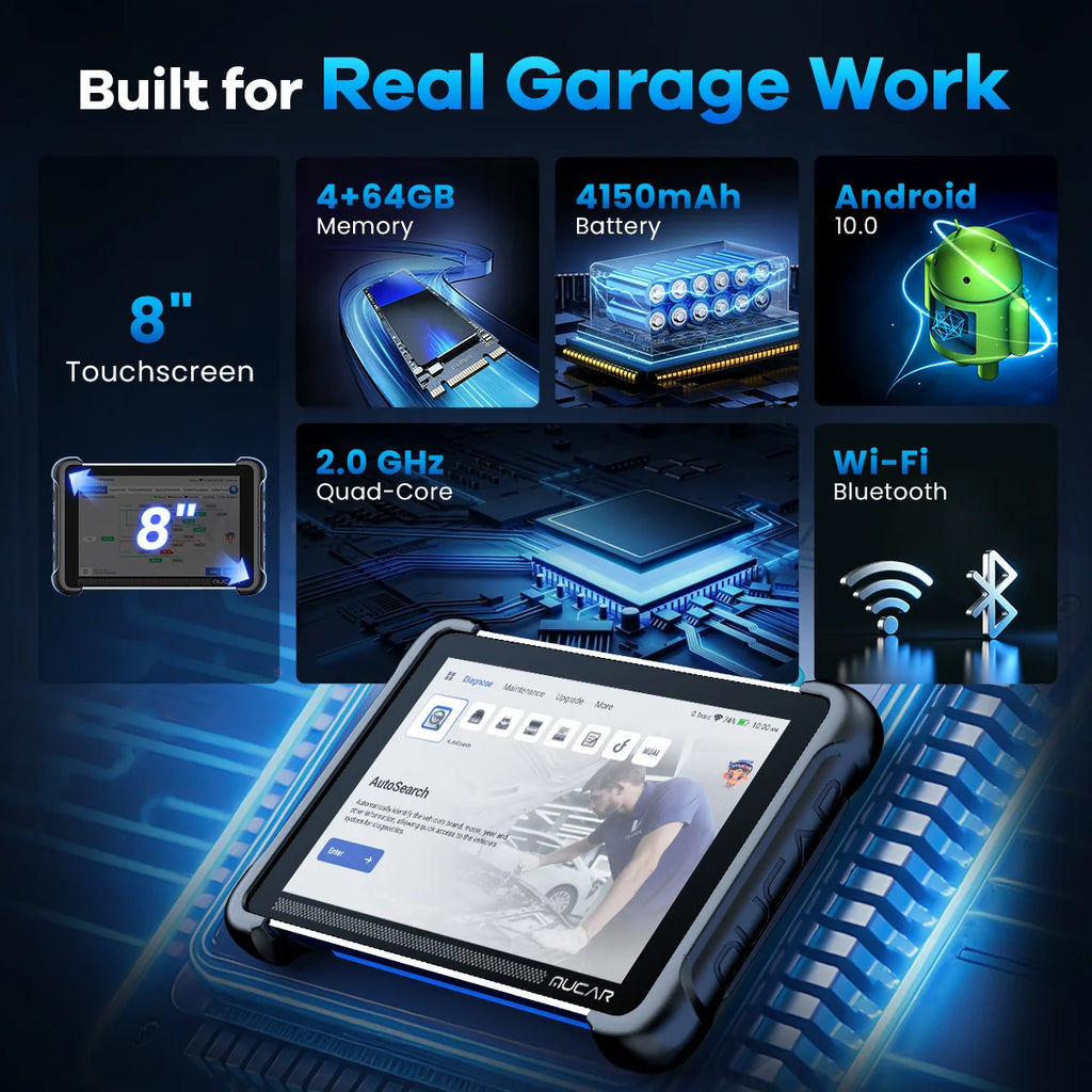 MUCAR 892BT PRO AI Diagnostic Scanner with J2534 Pass-Thru & Topology Mapping