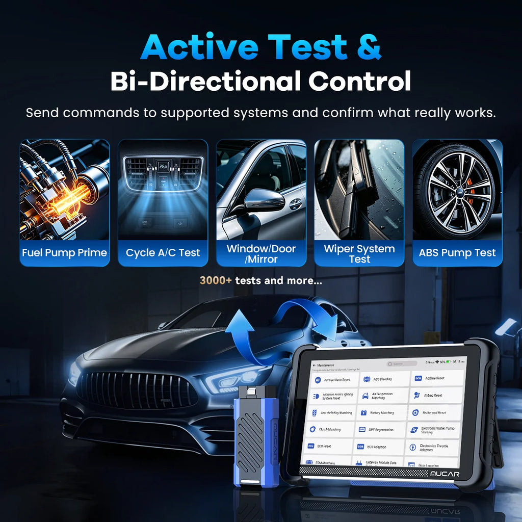 MUCAR 892BT PRO AI Diagnostic Scanner with J2534 Pass-Thru & Topology Mapping