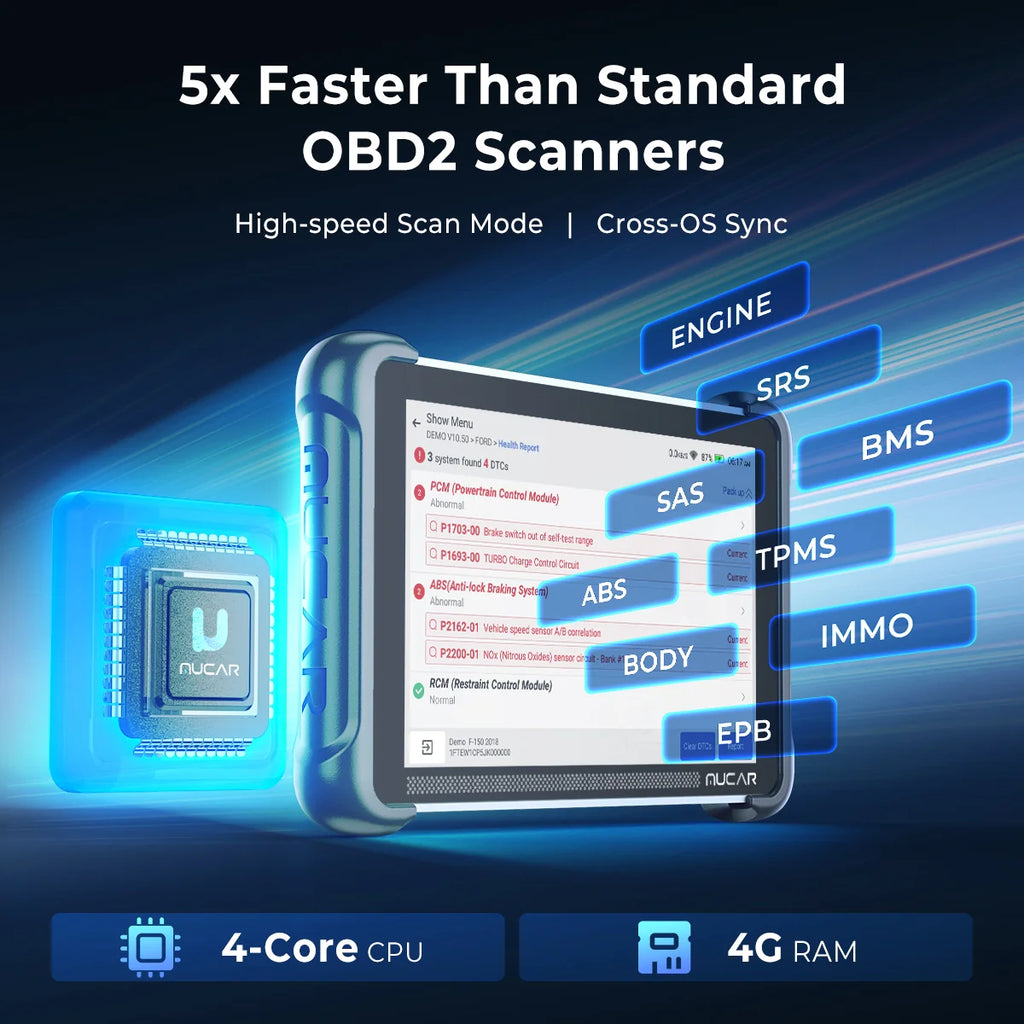 MUCAR 892BT AI-Assisted Bidirectional Diagnostic Scanner
