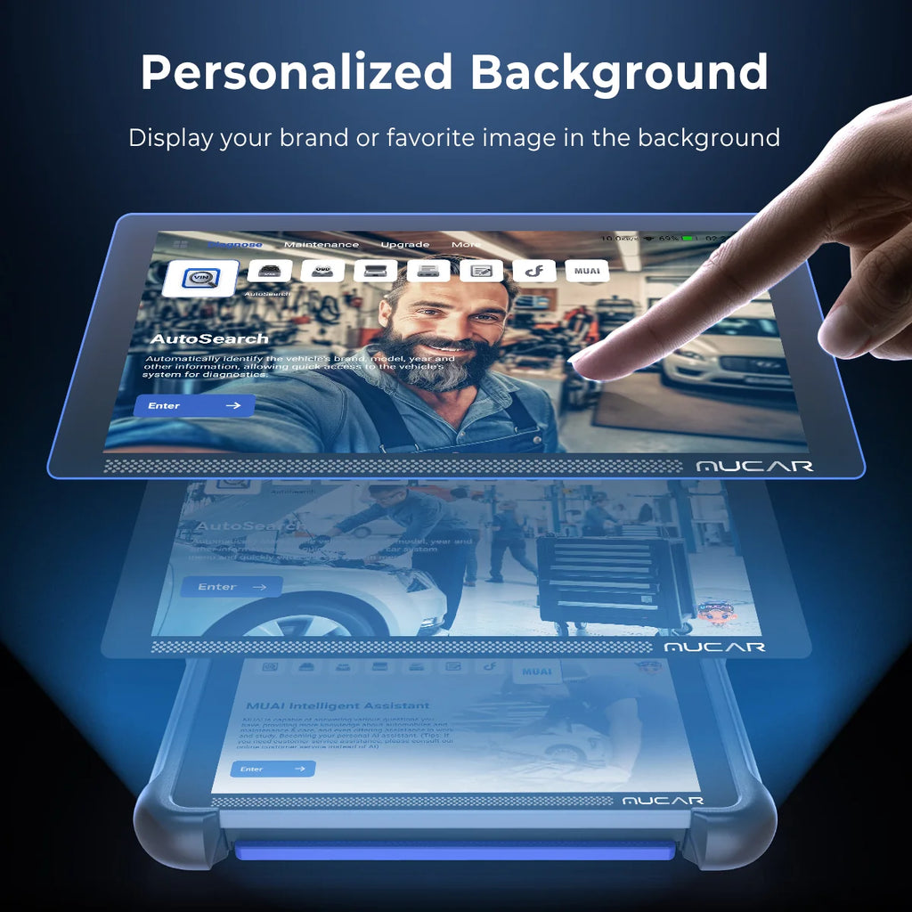 MUCAR 892BT AI-Assisted Bidirectional Diagnostic Scanner