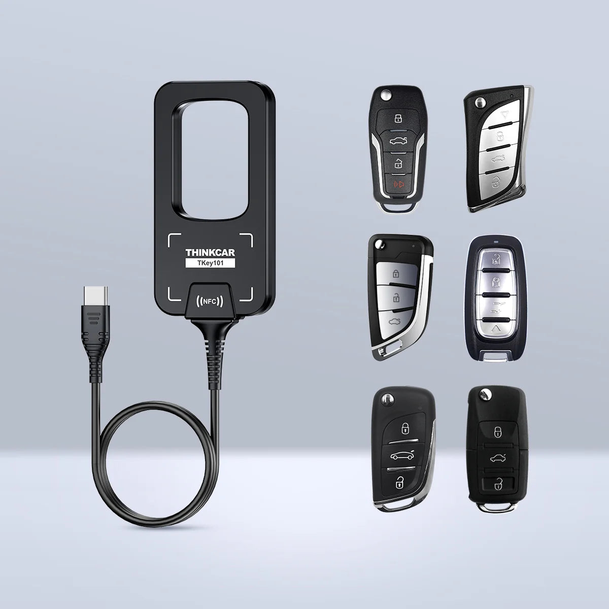 TKEY101 - Universal Car Key Programmer with 6 Remote Keys