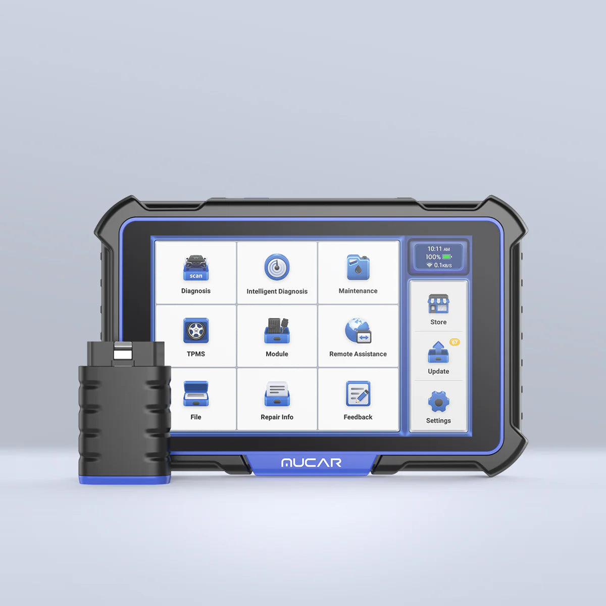 MUCAR VO8 8-Inch Professional All-In-One Bi-Directional Diagnostic Kit