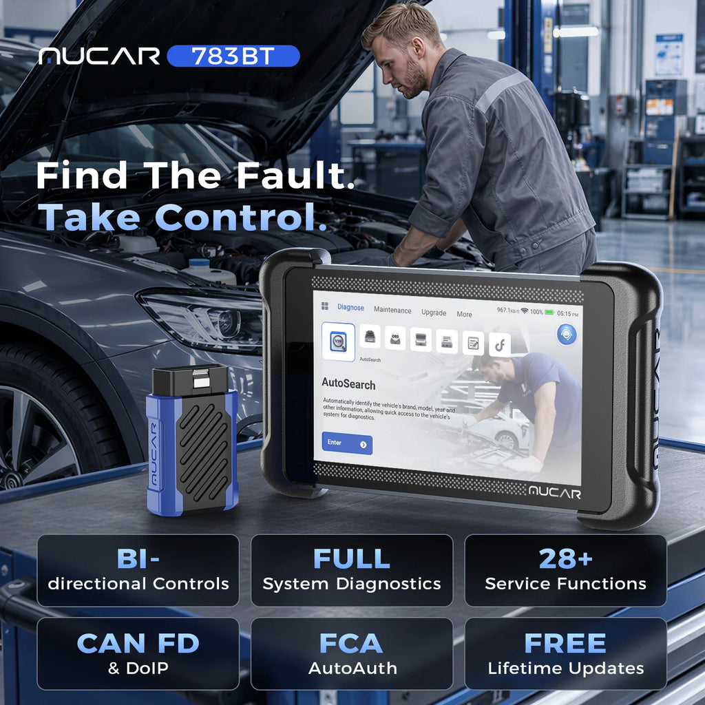 MUCAR 783BT AI-Assisted Bidirectional Diagnostic Scanner