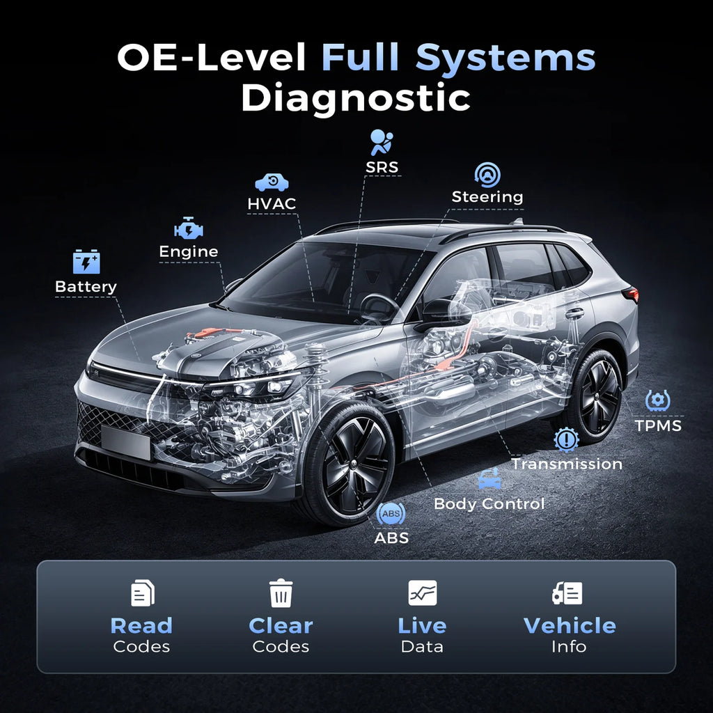 MUCAR 783BT AI-Assisted Bidirectional Diagnostic Scanner