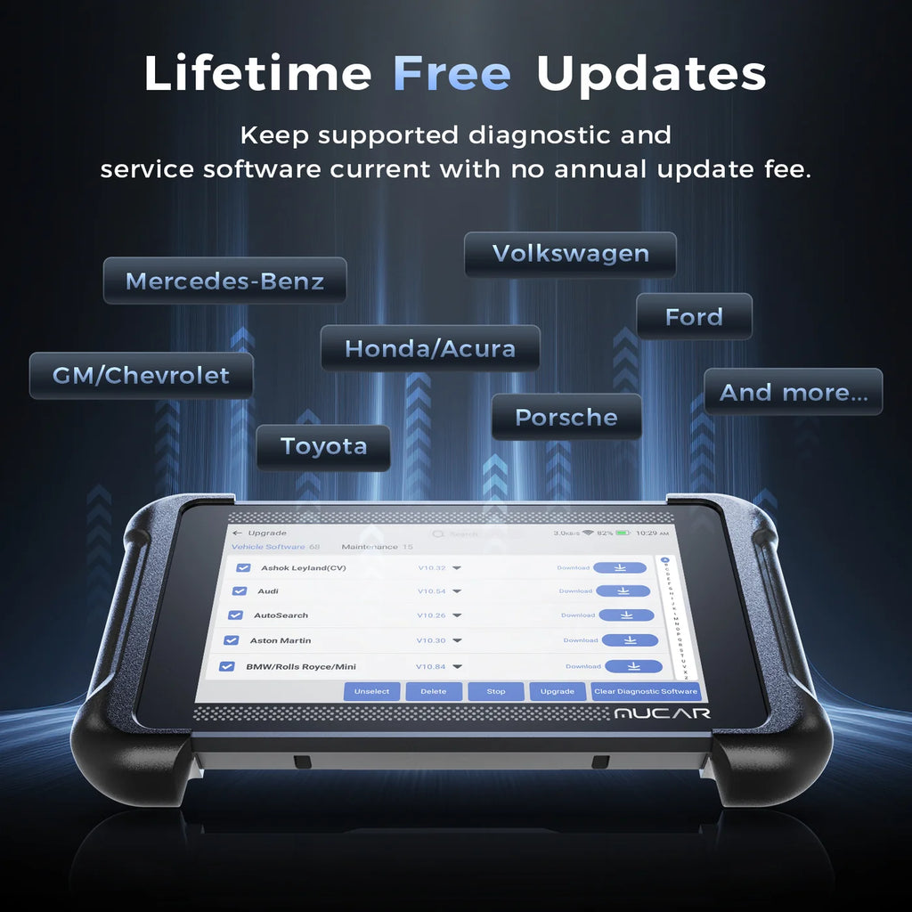 MUCAR 783BT AI-Assisted Bidirectional Diagnostic Scanner