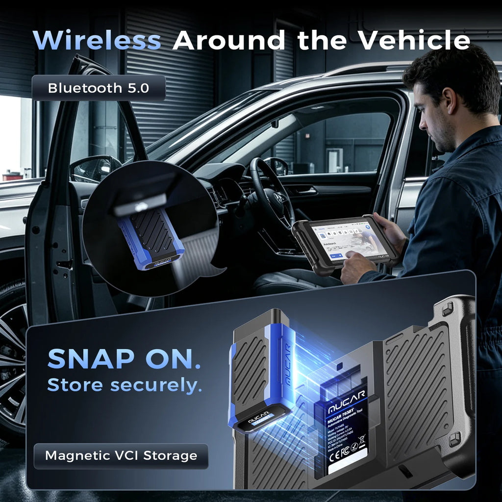 MUCAR 783BT AI-Assisted Bidirectional Diagnostic Scanner